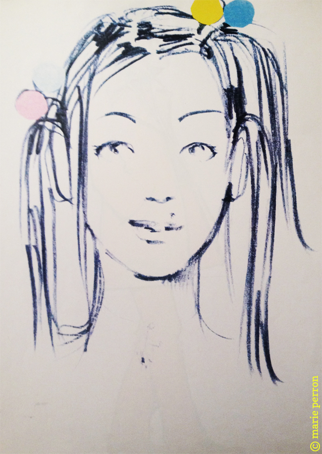 illustration pour ELLE 1995